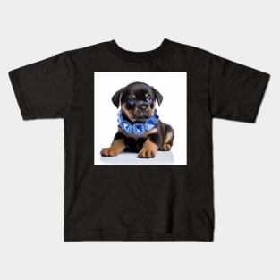 Jewelled Rottie Puppy Kids T-Shirt